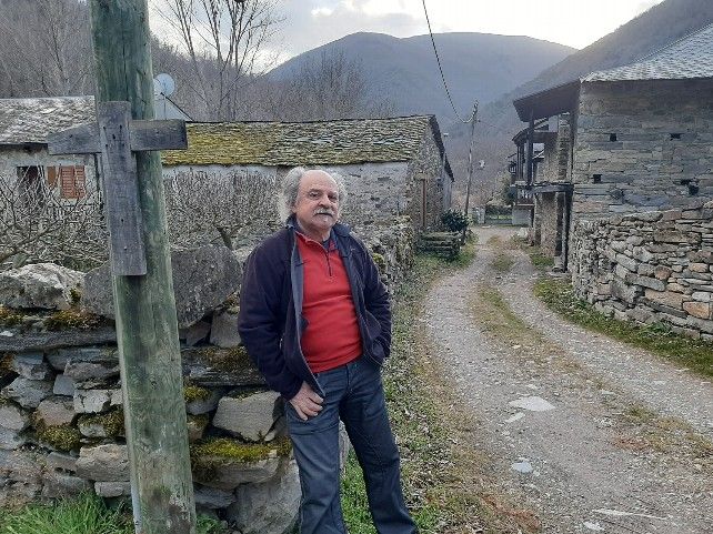 El argentino Carlos Attadía, en una imagen reciente en Compludo (Ponferrada). // Me Presta El Bierzo